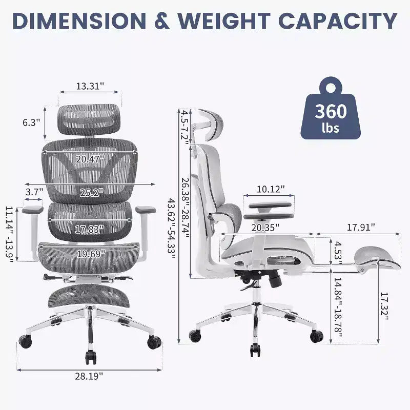 Sedia da Ufficio Ergonomica Acekool