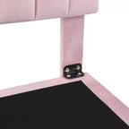 Acekool Moderno Letto Matrimoniale Queen Size Fluttuante con Luci Notturne a Sensore di Movimento, Piattaforma Imbottita, Senza Rumore, Beige