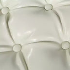 GDFStudio Heathbrooke Pouf contenitore imbottito in ecopelle trapuntata contemporanea