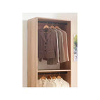 HomeStock Prosper 32 Cabina armadio in legno con due aste appendiabiti