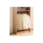 HomeStock Prosper 32 Cabina armadio in legno con due aste appendiabiti