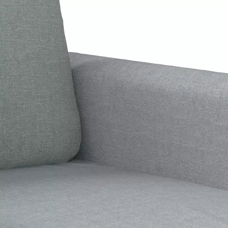 vidaXL Divano Poltrona Monoposto Imbottito per Soggiorno Tessuto - Grigio Chiaro 23,6