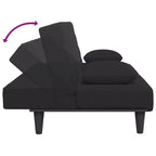 vidaXL Set Divano 2 pz. Convertibile/Divano Letto e Poggiapiedi, in Velluto Verde Scuro, per Soggiorno, Sala, Casa