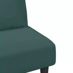 vidaXL Set Divano 2 pz. Convertibile/Divano Letto e Poggiapiedi, in Velluto Verde Scuro, per Soggiorno, Sala, Casa