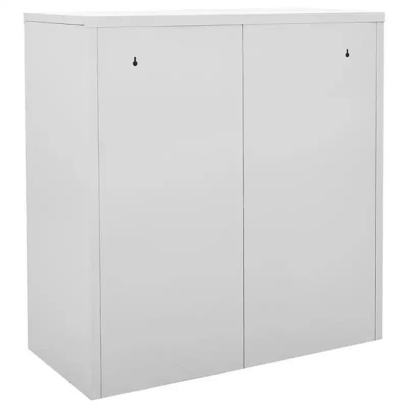 vidaXL Armadietto metallico Grigio chiaro e Blu Acciaio Armadietto metallico medio