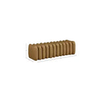 Meridian Furniture, Panca Atticus in pelle vegana