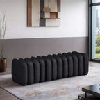 Meridian Furniture, Panca Atticus in pelle vegana