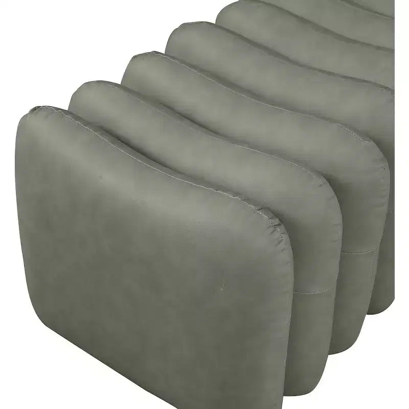 Meridian Furniture, Panca Atticus in pelle vegana