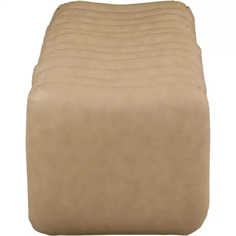 Meridian Furniture, Panca Atticus in pelle vegana