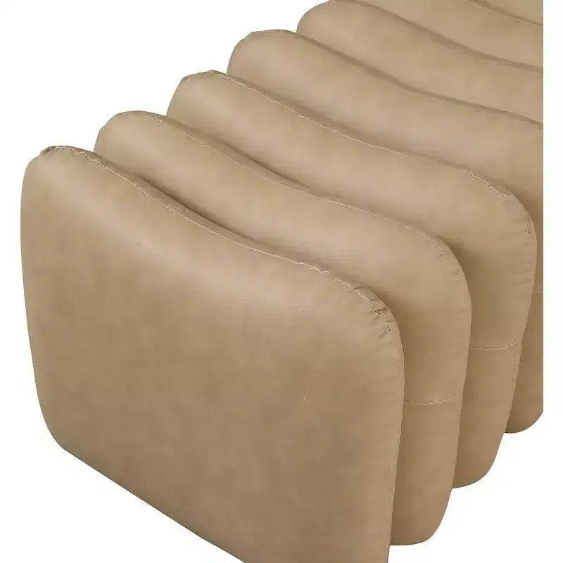 Meridian Furniture, Panca Atticus in pelle vegana