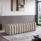 Meridian Furniture, Panca Atticus in pelle vegana