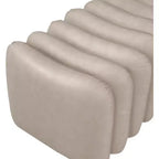 Meridian Furniture, Panca Atticus in pelle vegana
