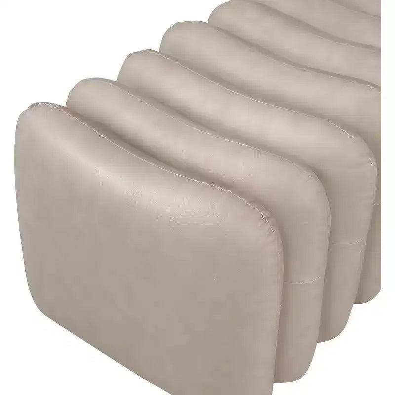 Meridian Furniture, Panca Atticus in pelle vegana
