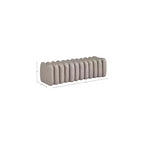 Meridian Furniture, Panca Atticus in pelle vegana