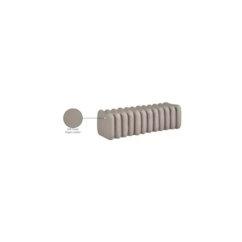 Meridian Furniture, Panca Atticus in pelle vegana