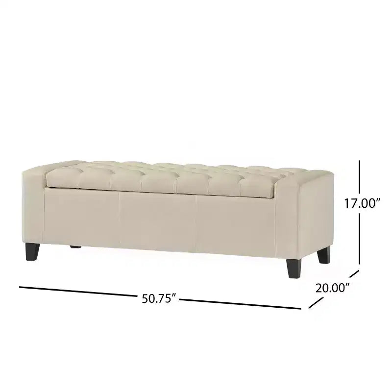 GDFStudio Alta pouf contenitore imbottito contemporaneo