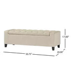 GDFStudio Alta pouf contenitore imbottito contemporaneo