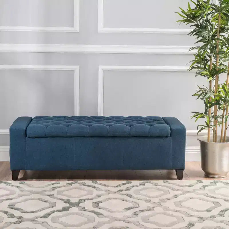 GDFStudio Alta pouf contenitore imbottito contemporaneo