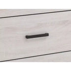 Cassettiera Okak a 4 cassetti, comò classico con cassetti spaziosi, maniglie a tirante e ampia superficie superiore, armadio contenitore per camera da letto