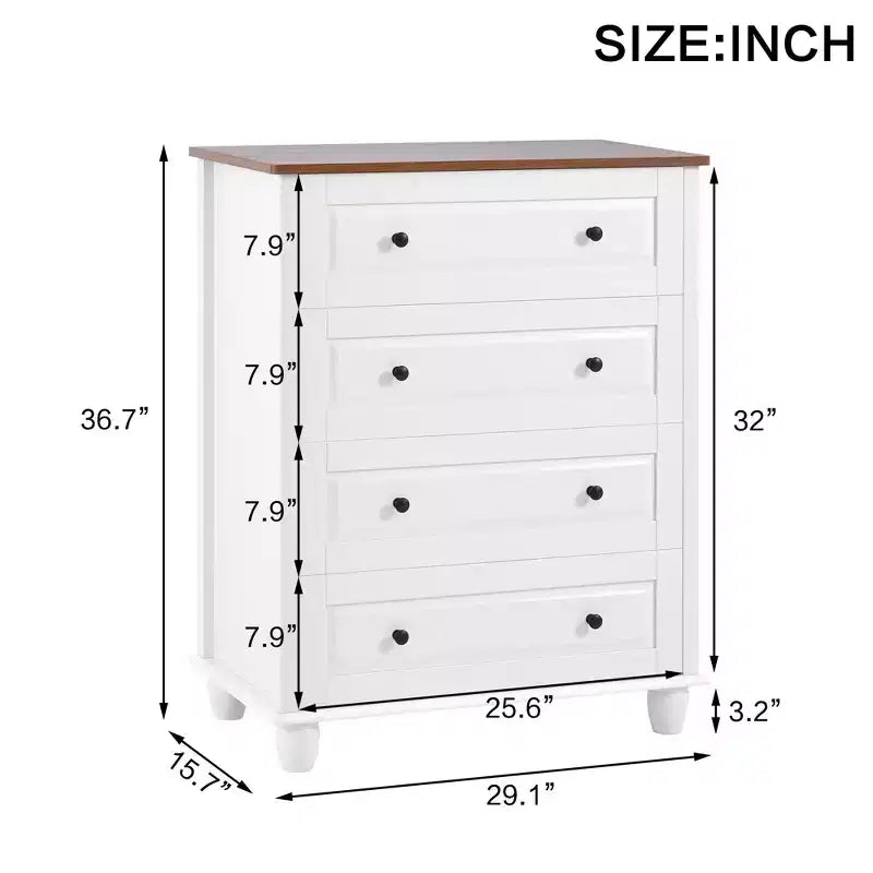 Cassettiera alta in legno Okak, armadio contenitore moderno a 4/5/6 cassetti per camera da letto, cameretta dei bambini, soggiorno e ingresso