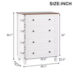 Cassettiera alta in legno Okak, armadio contenitore moderno a 4/5/6 cassetti per camera da letto, cameretta dei bambini, soggiorno e ingresso