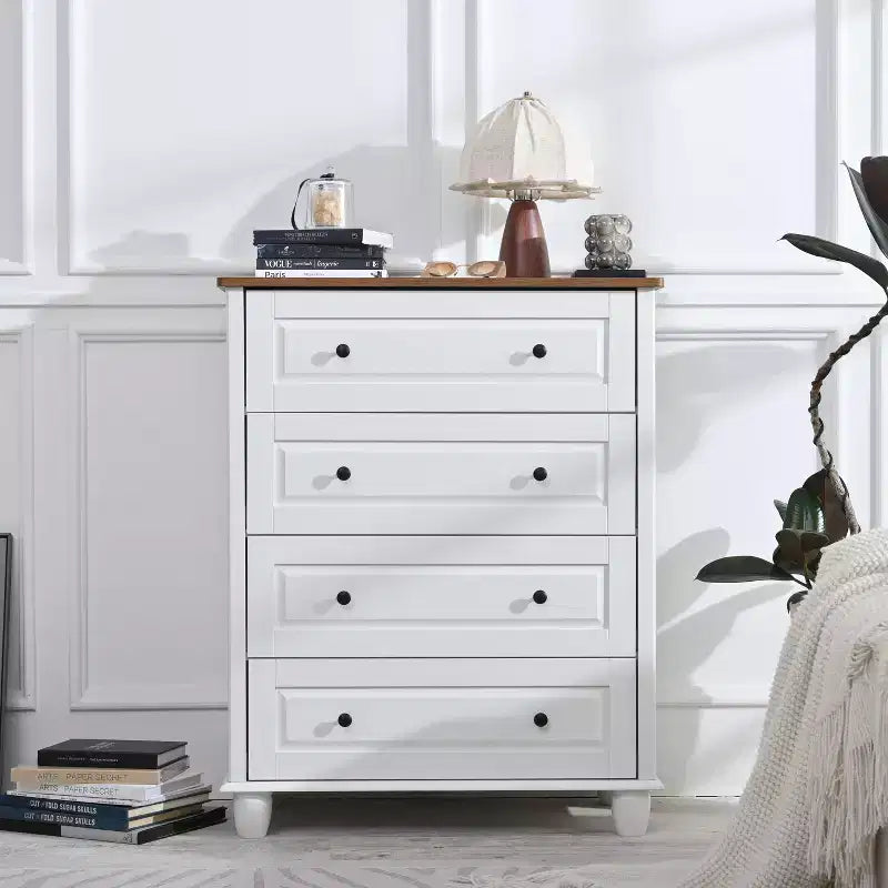Cassettiera alta in legno Okak, armadio contenitore moderno a 4/5/6 cassetti per camera da letto, cameretta dei bambini, soggiorno e ingresso