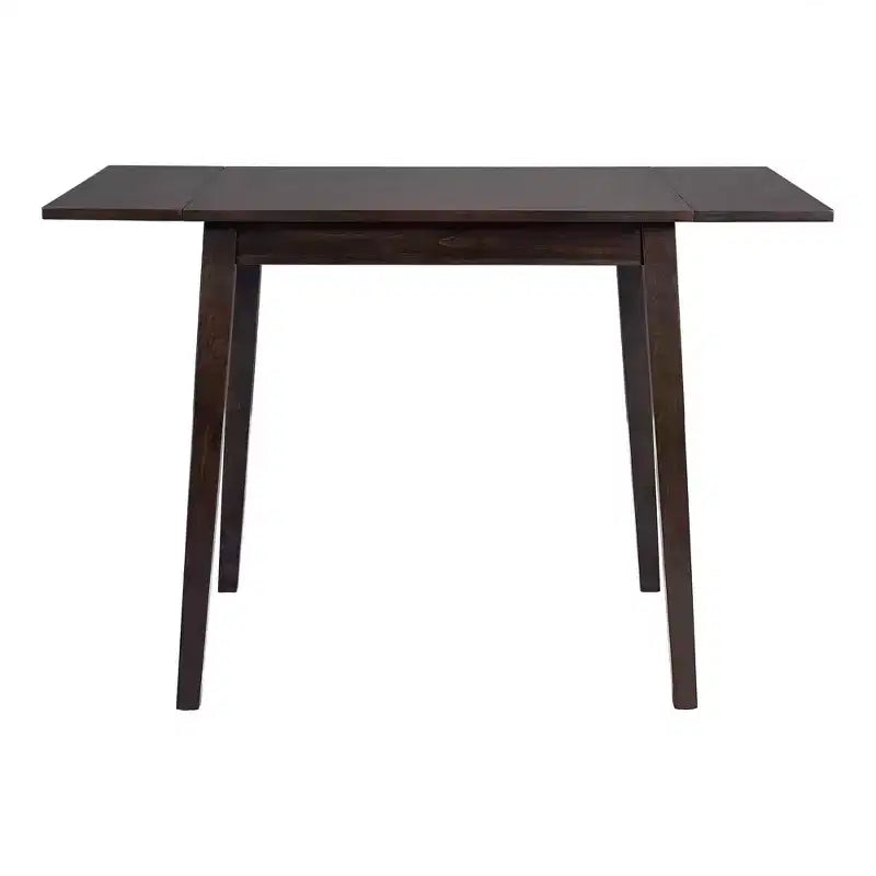 Tavolo da pranzo allungabile rettangolare Okak con gambe in legno di caucciù Tavolo da cucina per 4 persone Tavolo pieghevole per cucina, sala da pranzo