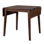 Tavolo da pranzo allungabile rettangolare Okak con gambe in legno di caucciù Tavolo da cucina per 4 persone Tavolo pieghevole per cucina, sala da pranzo