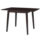 Tavolo da pranzo allungabile rettangolare Okak con gambe in legno di caucciù Tavolo da cucina per 4 persone Tavolo pieghevole per cucina, sala da pranzo