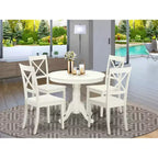 Set da pranzo per cucina - Tavolo da cucina e 4 sedie per sala da pranzo