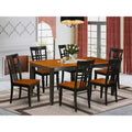 HomeStock Belmont Kitchen Table Set With A Nicoli Table And Dining Chairs