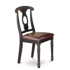 HomeStock Belmont Set da Pranzo - Tavolo da Pranzo Piccolo e Sedie da Pranzo, con Ante a Ribalta, Burro e Ciliegio
