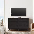 Cassettiera Inclinata in MDF a 6 Cassetti - Cassettiera Moderna, Mobile Contenitore per Casa, Mobile Contenitore per Ufficio, Comò per Camera da Letto, Design Salvaspazio