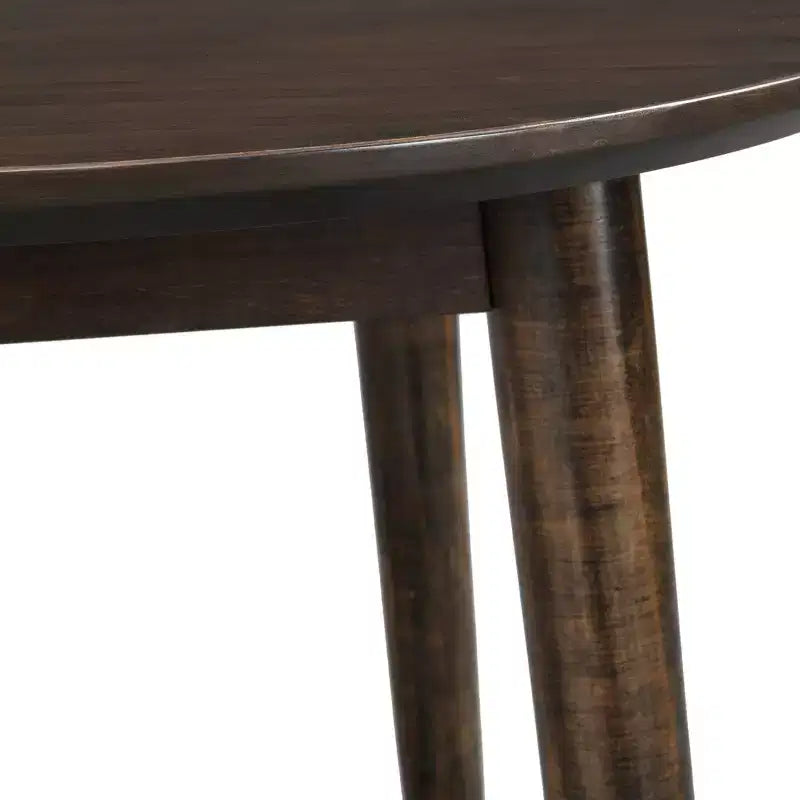 GDFStudio Murdock Tavolino Rotondo di Metà Secolo in Legno