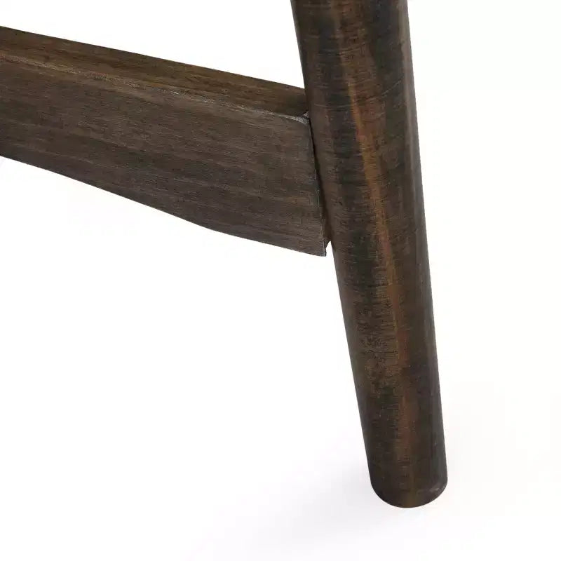 GDFStudio Murdock Tavolino Rotondo di Metà Secolo in Legno