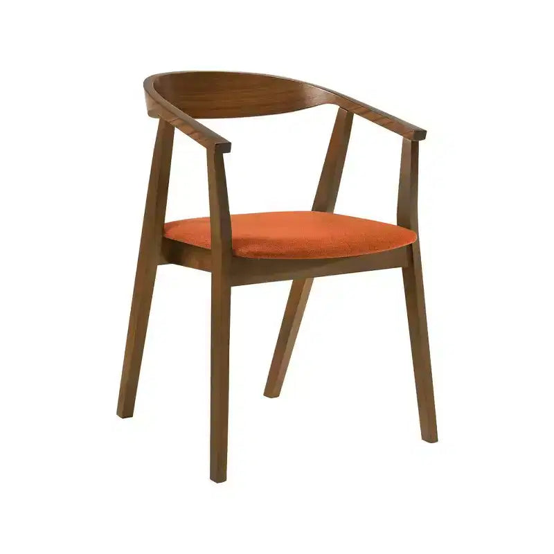 Armen Living, Sedia da Pranzo in Legno Santana - Set da 2