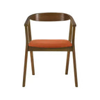 Armen Living, Sedia da Pranzo in Legno Santana - Set da 2
