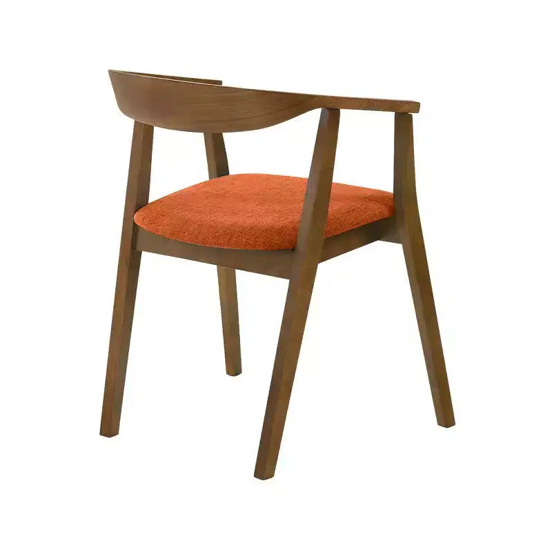 Armen Living, Sedia da Pranzo in Legno Santana - Set da 2
