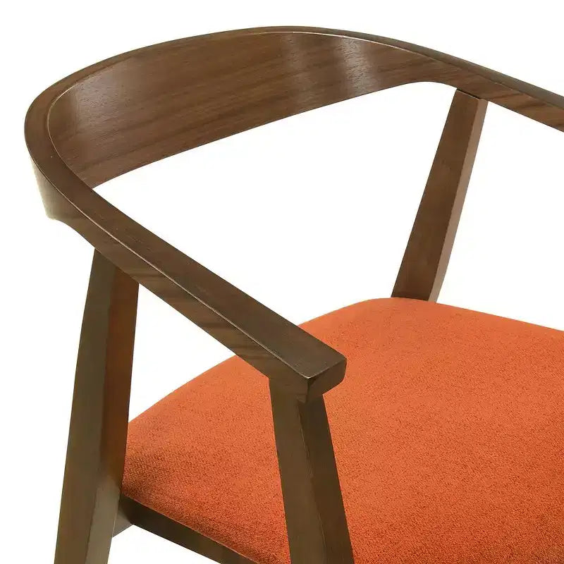 Armen Living, Sedia da Pranzo in Legno Santana - Set da 2