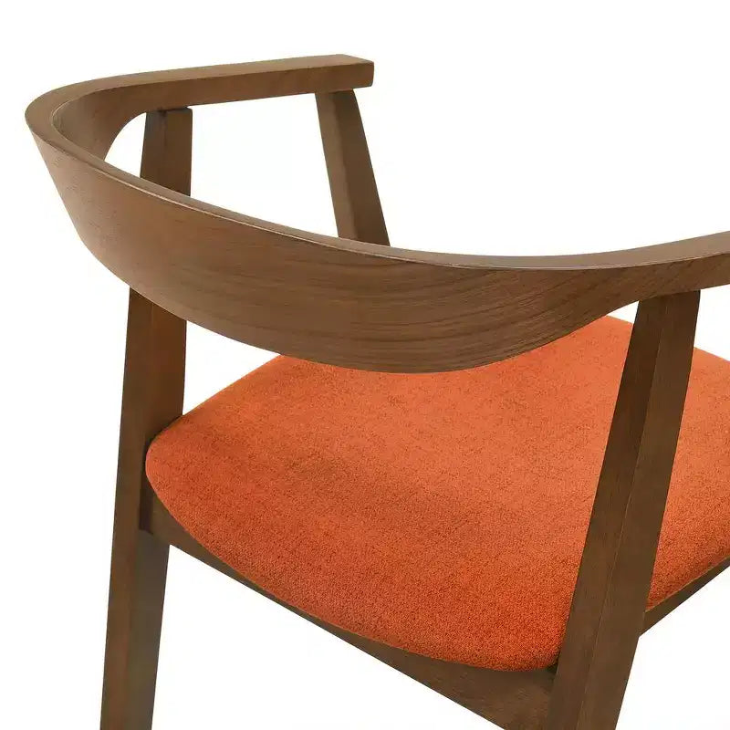 Armen Living, Sedia da Pranzo in Legno Santana - Set da 2