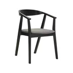 Armen Living, Sedia da Pranzo in Legno Santana - Set da 2