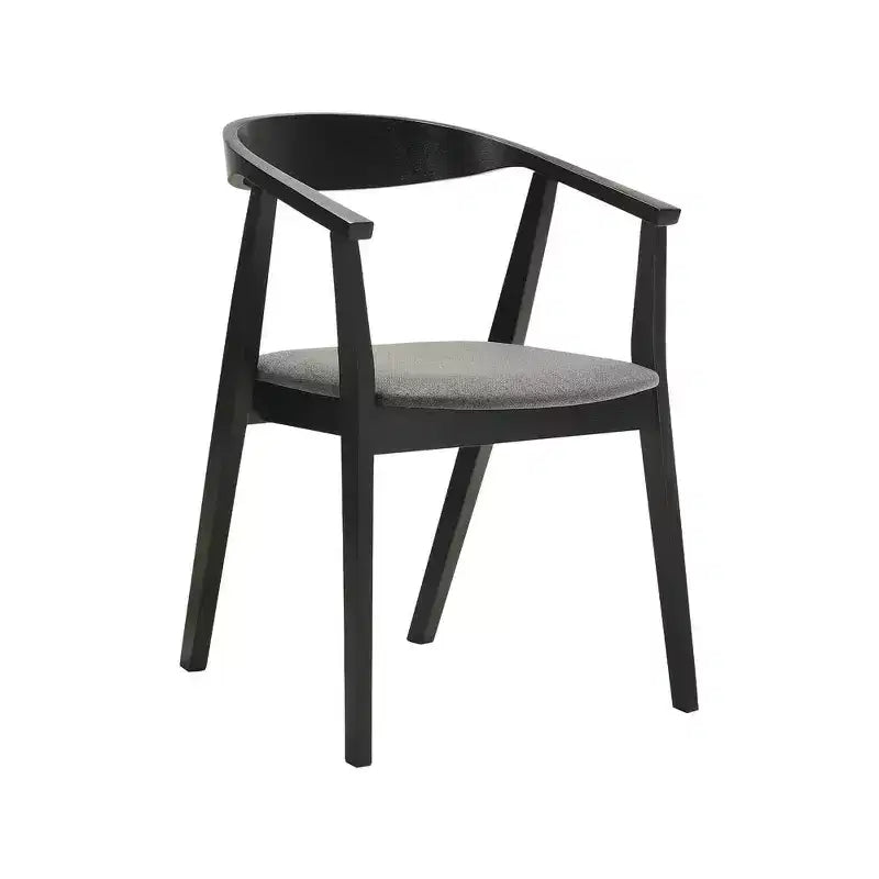 Armen Living, Sedia da Pranzo in Legno Santana - Set da 2