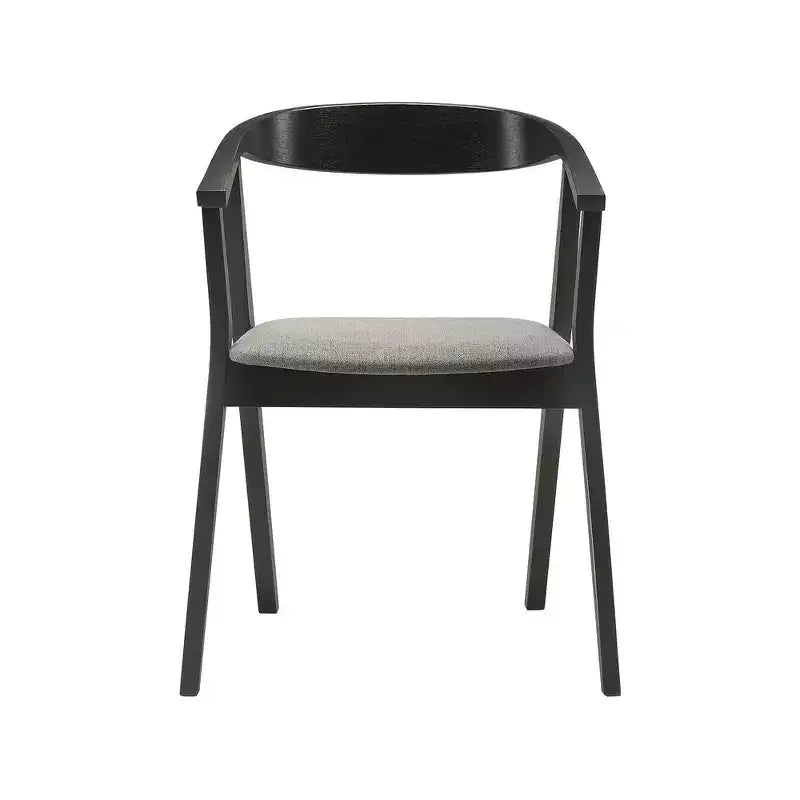 Armen Living, Sedia da Pranzo in Legno Santana - Set da 2