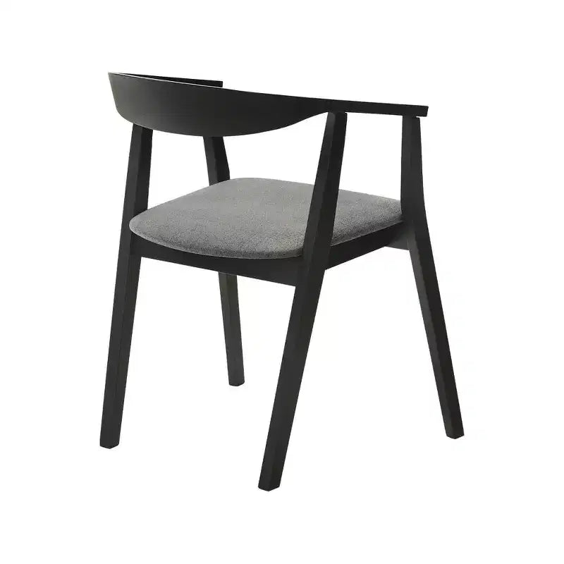 Armen Living, Sedia da Pranzo in Legno Santana - Set da 2