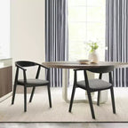 Armen Living, Sedia da Pranzo in Legno Santana - Set da 2