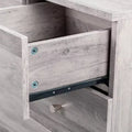 Karl Home 5-Drawer Grey Particle Board 25.98in. W Chest of Drawer