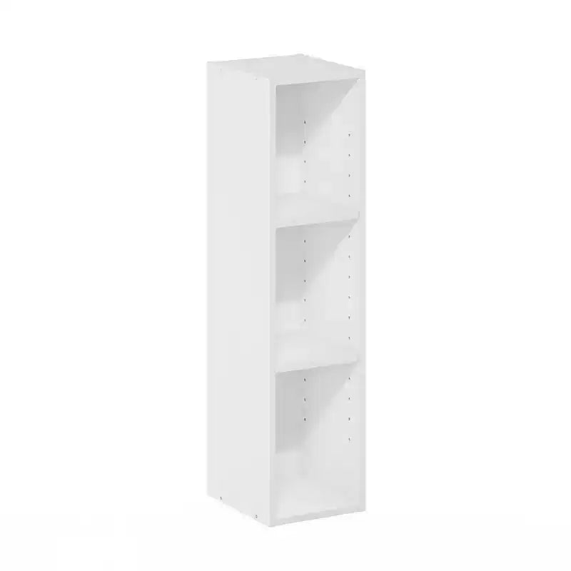 HOMLUX Libreria a 3 Ripiani Scaffale Aperto con Mensola Regolabile