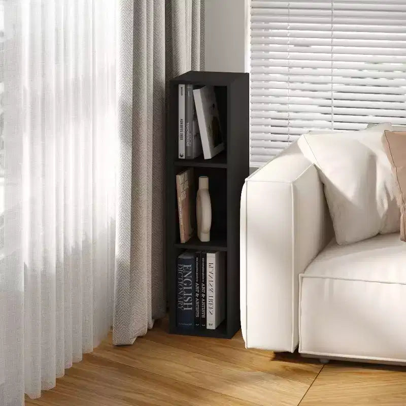 HOMLUX Libreria a 3 Ripiani Scaffale Aperto con Mensola Regolabile