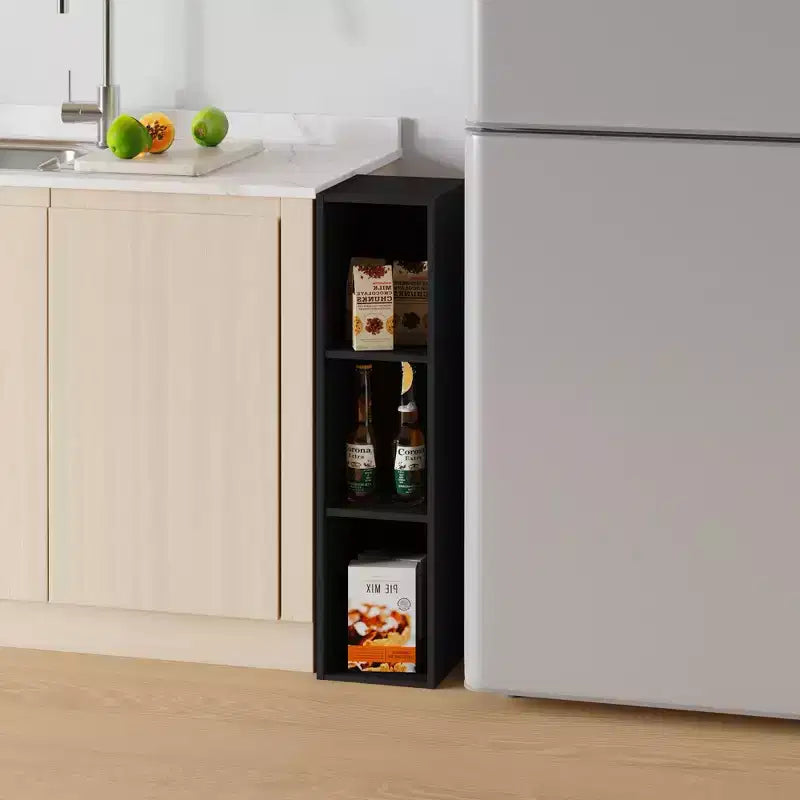 HOMLUX Libreria a 3 Ripiani Scaffale Aperto con Mensola Regolabile