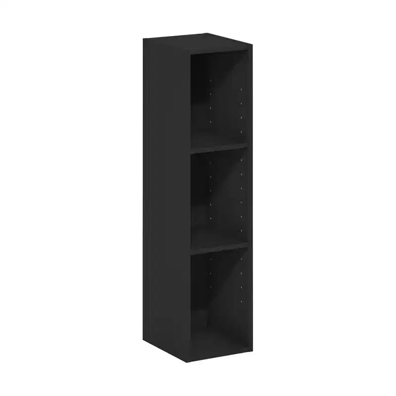 HOMLUX Libreria a 3 Ripiani Scaffale Aperto con Mensola Regolabile